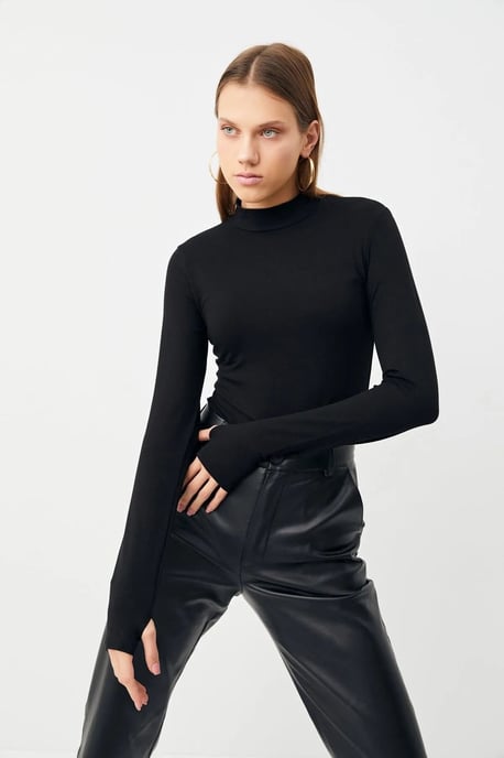 Bipantolon 3er-Pack Damen-Bodys mit Slim Fit und halbem Rollkragen - Image 2
