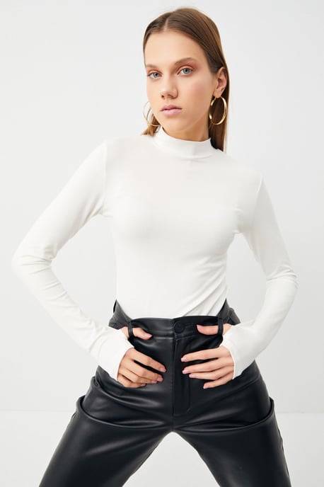 Bipantolon 3er-Pack Damen-Bodys mit Slim Fit und halbem Rollkragen - Image 4