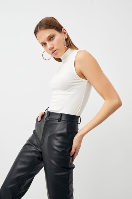 Bipantolon Damen 2er-Pack ärmellose Bodys mit halbem Rollkragen - Image 4