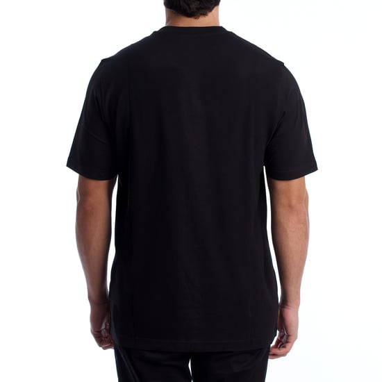 Diesel T‑Shirt mit kreisförmigem Metalllogo - Schwarz - Image 5