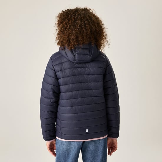 Regatta - "Marizion" Steppjacke mit Kapuze für Kinder (Marine/Puderlila) - Image 6