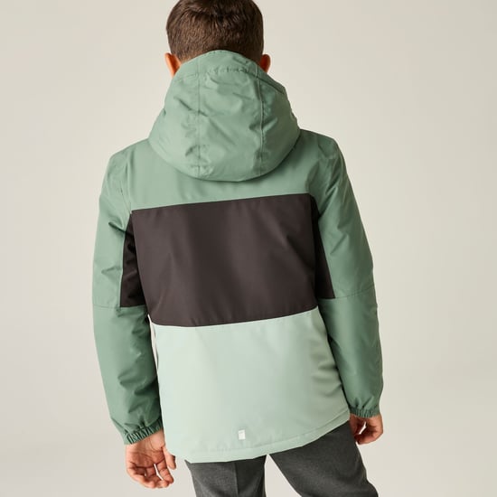 Regatta - "Beamz" Jacke, wasserfest für Kinder, Isoliert (Dunkler Wald/Gletscher/Wilde Limette) - Image 6