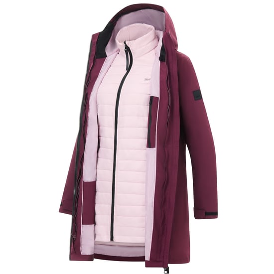 Regatta - "Denbury" Jacke für Damen, 3 in 1 (Feige/Puderlila) - Image 5