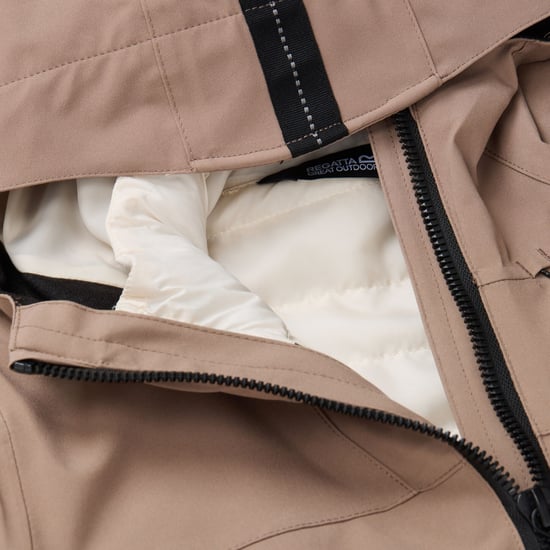 Regatta - "Denbury" Jacke für Damen, 3 in 1 (Mokka/Helles Vanillegelb) - Image 3