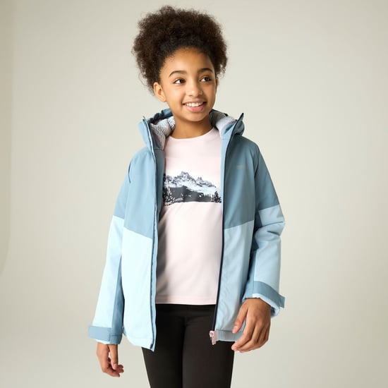 Regatta - "Hillain" Jacke, wasserfest für Kinder, Gepolstert (Blau/Luftweg) - Image 1