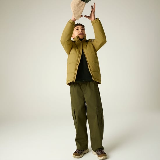 Regatta - "Rover" Steppjacke für Kinder (Holzbraun/Dunkel-Khaki) - Image 1