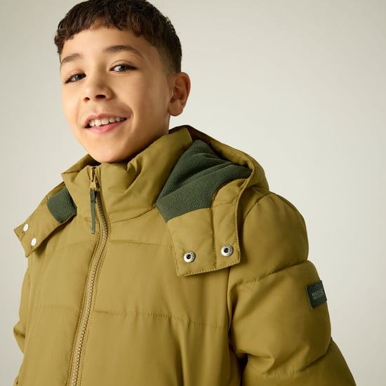 Regatta - "Rover" Steppjacke für Kinder (Holzbraun/Dunkel-Khaki) - Image 4