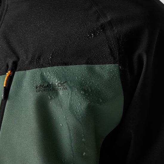Regatta - "Wentwood" Jacke für Herren (Dunkelwaldgrün/Schwarz) - Image 3