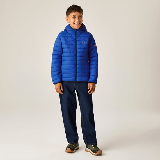 Regatta - "Marizion" Steppjacke mit Kapuze für Kinder (Königsblau/Aviatorblau) - Image 1