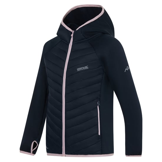 Regatta - "Andreson" Steppjacke für Kinder, Hybrid (Marine/Puderlila) - Image 3