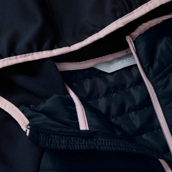 Regatta - "Andreson" Steppjacke für Kinder, Hybrid (Marine/Puderlila) - Image 5