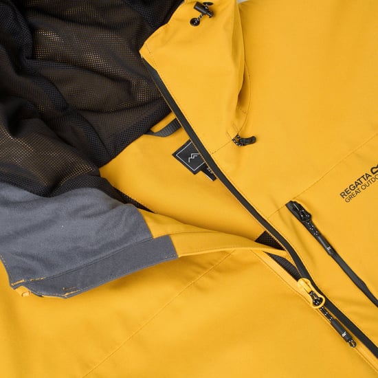 Regatta - "Birchdale II" Jacke, wasserfest für Herren (Senfgelb/Schwarz) - Image 5