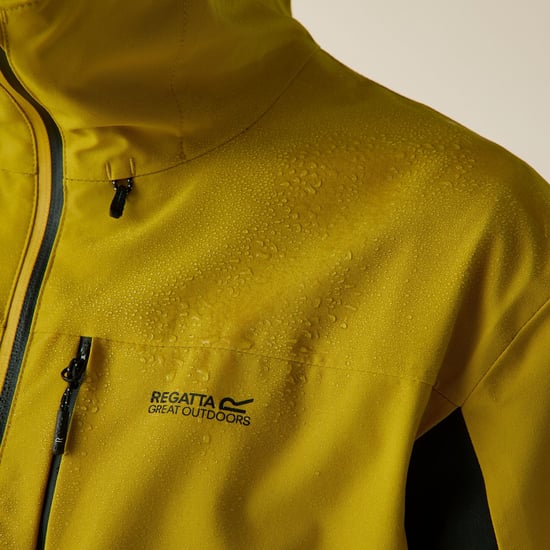 Regatta - "Birchdale II" Jacke, wasserfest für Herren (Senfgelb/Schwarz) - Image 6