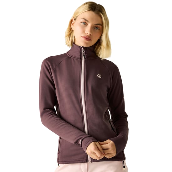 Dare 2B - "Lowline" Midlayer für Damen, Durchgehender Reißverschluss, Core Stretch (Heidelbeere) - Image 1