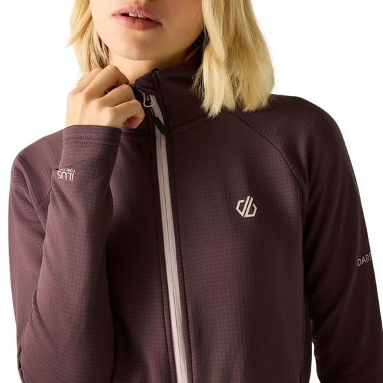 Dare 2B - "Lowline" Midlayer für Damen, Durchgehender Reißverschluss, Core Stretch (Heidelbeere) - Image 5