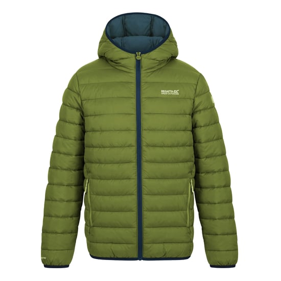 Regatta - "Marizion" Steppjacke mit Kapuze für Kinder (Goldzypresse/Aviatorblau) - Image 2