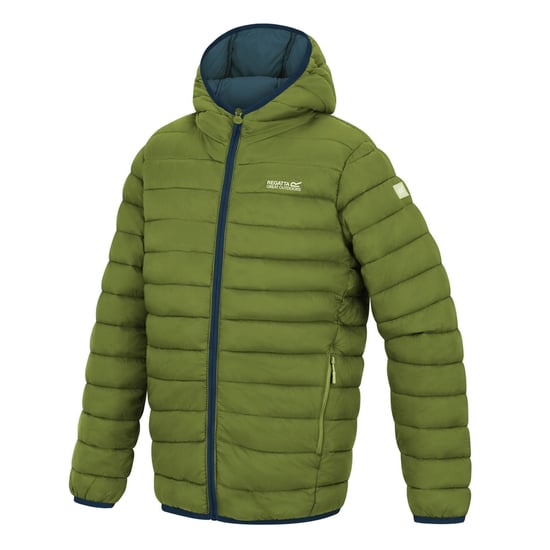 Regatta - "Marizion" Steppjacke mit Kapuze für Kinder (Goldzypresse/Aviatorblau) - Image 4