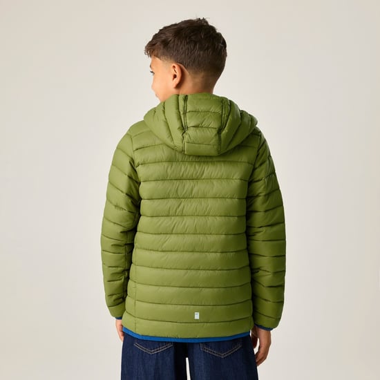 Regatta - "Marizion" Steppjacke mit Kapuze für Kinder (Goldzypresse/Aviatorblau) - Image 6