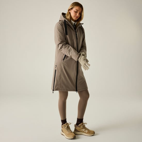 Regatta - Isolier-Jacke für Damen, Wasserfest (Mokka/Helles Vanillegelb) - Image 1