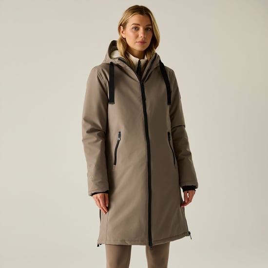 Regatta - Isolier-Jacke für Damen, Wasserfest (Mokka/Helles Vanillegelb) - Image 6