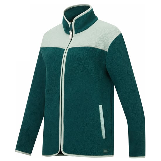 Regatta - "Frankie" Fleecejacke für Damen, Durchgehender Reißverschluss, Teddyfleece (Kiefer-Grün/Gletscher) - Image 4