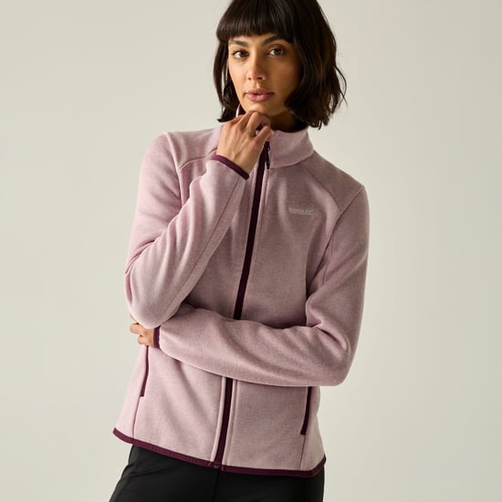 Regatta - "Newhill" Fleecejacke für Damen, Durchgehender Reißverschluss (Rosa Nebel/Feige) - Image 5