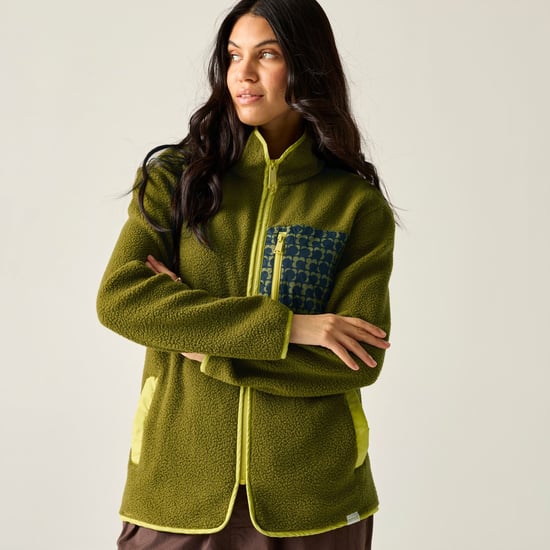 Regatta - "Orla Kiely" Fleecejacke für Damen, Teddyfleece (Grünes Fell) - Image 1