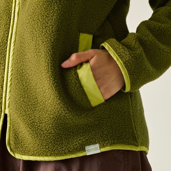 Regatta - "Orla Kiely" Fleecejacke für Damen, Teddyfleece (Grünes Fell) - Image 6