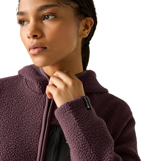 Dare 2B - "Firn" Fleece für Damen, mit Kapuze, Teddyfleece (Huckleberry) - Image 6