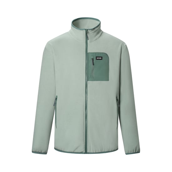 Regatta - "Frankie" Fleecejacke für Herren, Durchgehender Reißverschluss (Gletschergrün/Dunkelwaldgrün) - Image 2