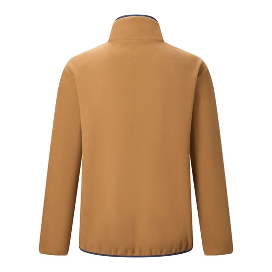 Regatta - "Frankie" Fleece-Oberteil für Herren, mit halbem Reißverschluss (Dunkle Haut Braun/Marine) - Image 3