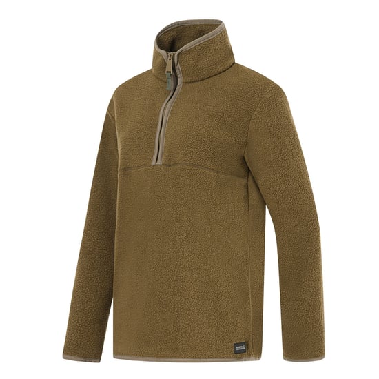Regatta - "Frankie" Fleece für Damen, mit halbem Reißverschluss, Teddyfleece (Bark Green) - Image 4
