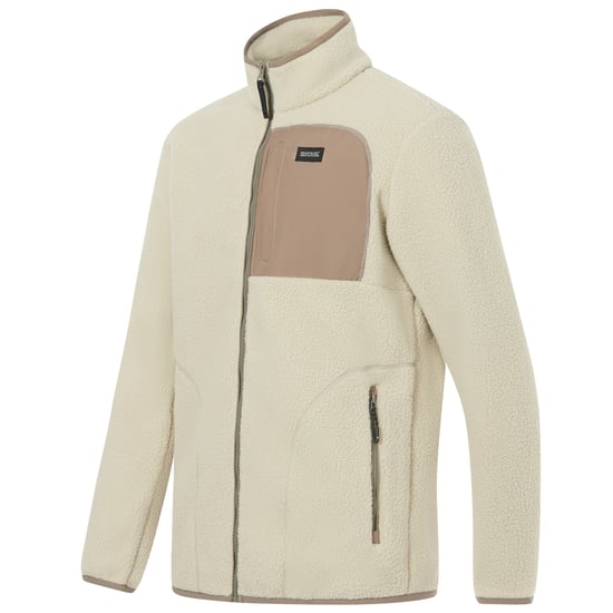 Regatta - "Frankie" Fleecejacke für Herren, Teddyfleece (Klosterstein/Smokey Olive) - Image 4