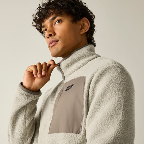 Regatta - "Frankie" Fleecejacke für Herren, Teddyfleece (Klosterstein/Smokey Olive) - Image 6