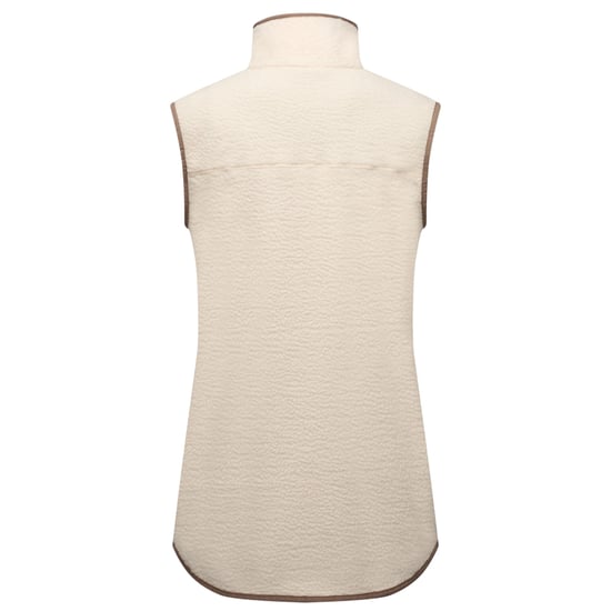Regatta - Weste für Damen, Teddyfleece, Lang geschnitten (Helles Vanillegelb/Mokka) - Image 3