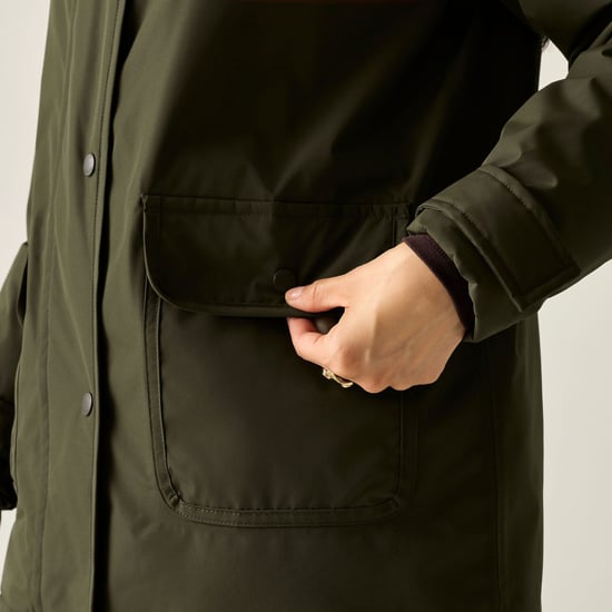Regatta - "Orla Kiely" Jacke, wasserfest für Damen, Isoliert (Brauner Schatten/Exzentrisches Lila) - Image 6