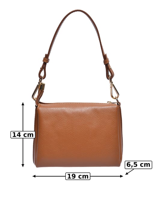 Luisa Vannini Braun Rindsledertasche - Image 5