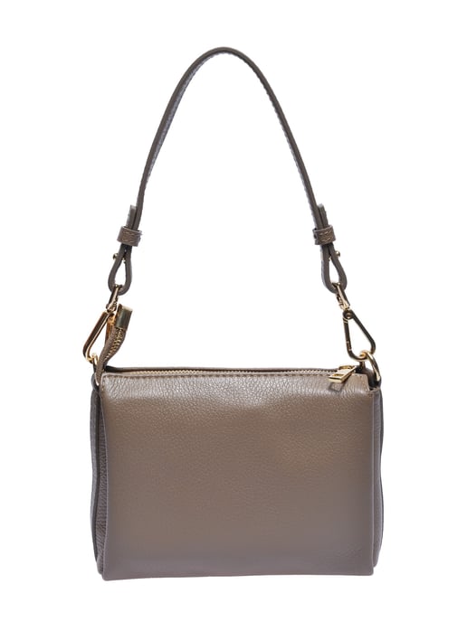 Luisa Vannini Beige Rindsledertasche - Image 1