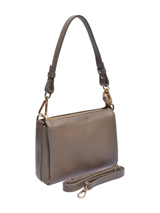 Luisa Vannini Beige Rindsledertasche - Image 2