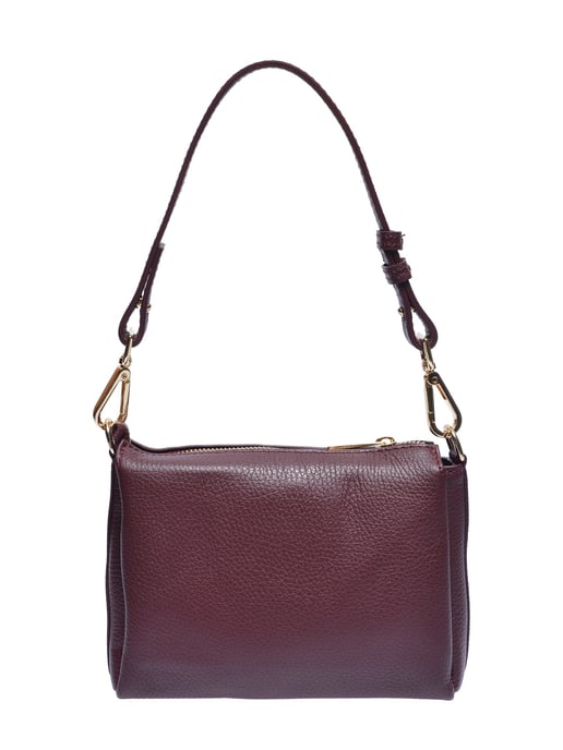 Luisa Vannini Burgund Rindsledertasche - Image 1