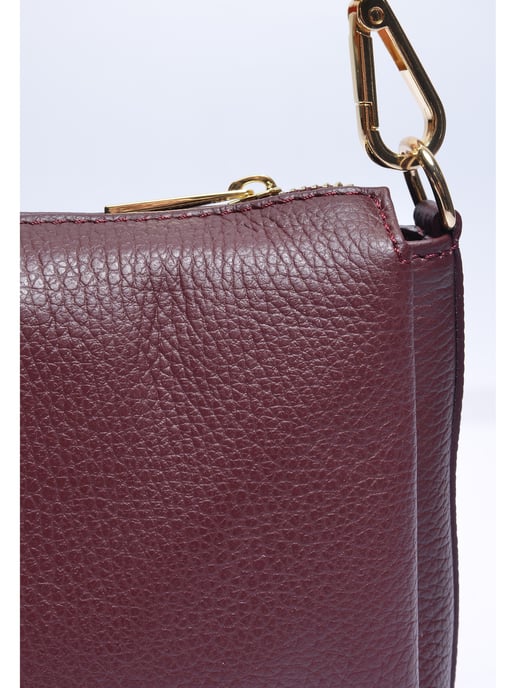 Luisa Vannini Burgund Rindsledertasche - Image 3