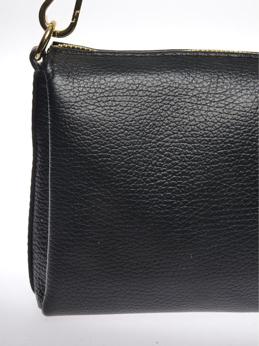 Luisa Vannini Schwarz Rindsledertasche - Image 3