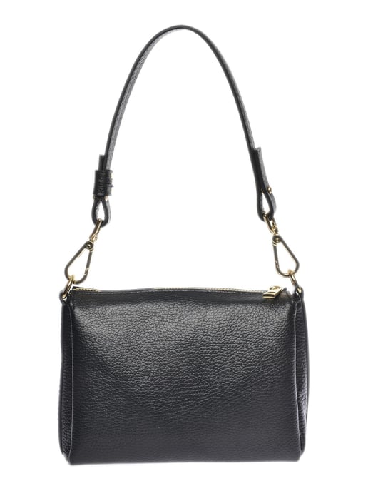Luisa Vannini Schwarz Rindsledertasche - Image 6