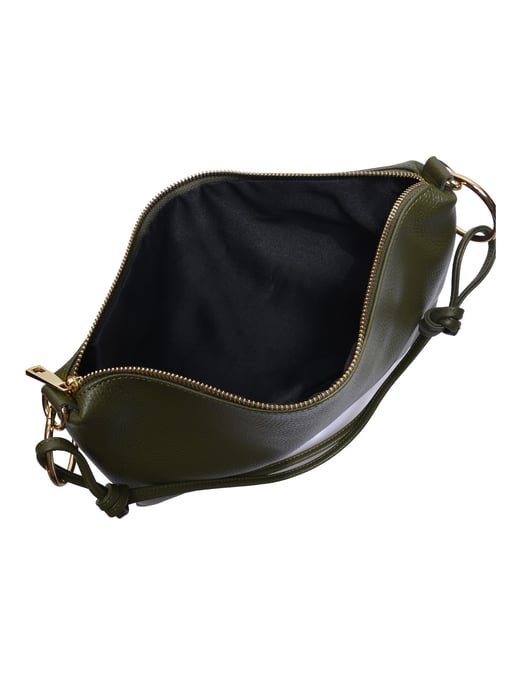 Luisa Vannini Khaki Rindsledertasche - Image 4
