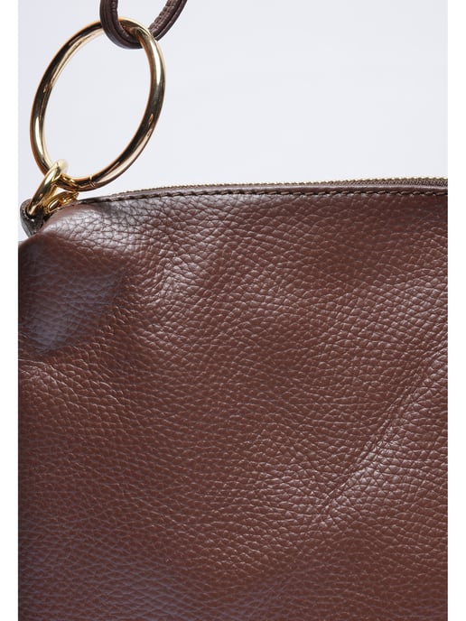 Luisa Vannini Kastanienbraun Rindsledertasche - Image 3
