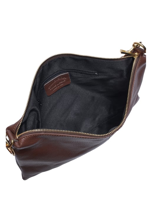 Luisa Vannini Kastanienbraun Rindsledertasche - Image 4
