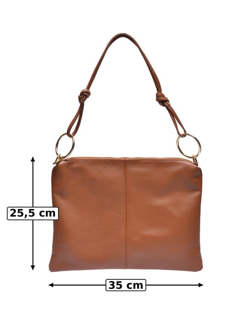 Luisa Vannini Braun Rindsledertasche - Image 5