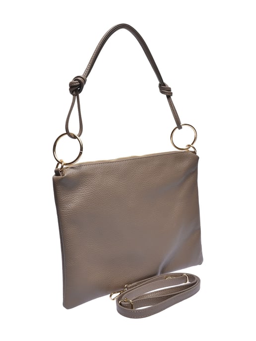 Luisa Vannini Beige Rindsledertasche - Image 2