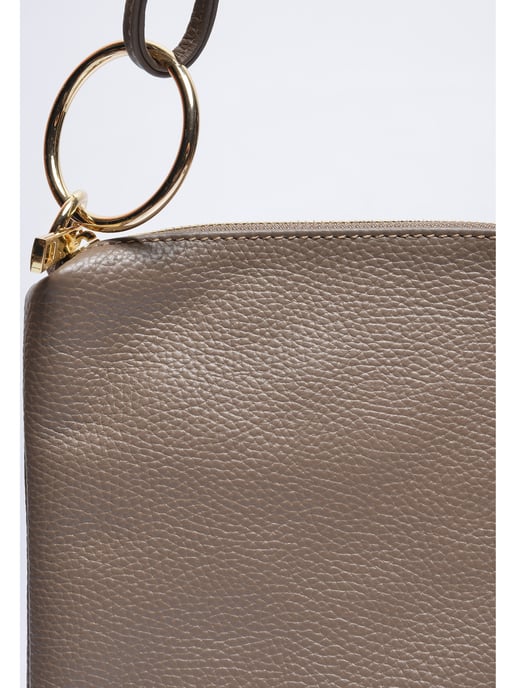 Luisa Vannini Beige Rindsledertasche - Image 3