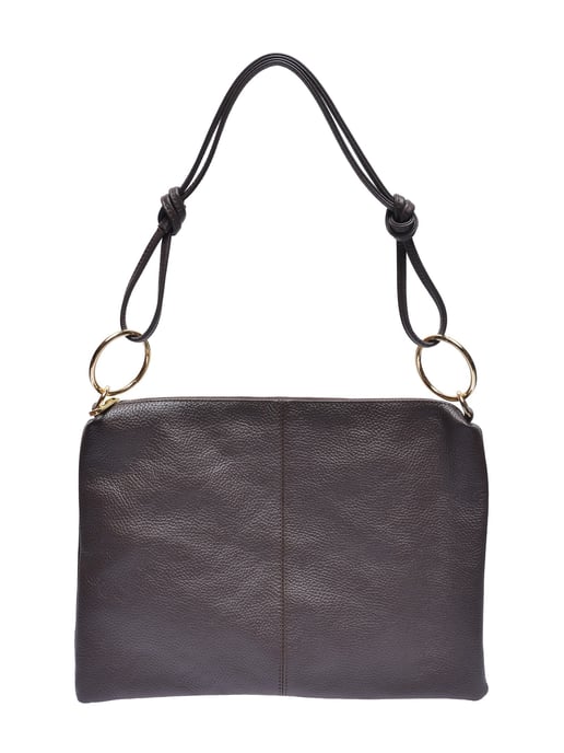 Luisa Vannini Kastanienbraun Rindsledertasche - Image 1